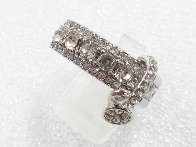 JAPANESE KIMONO / ANTIQUE CRYSTAL RING (SIZE 26.5)